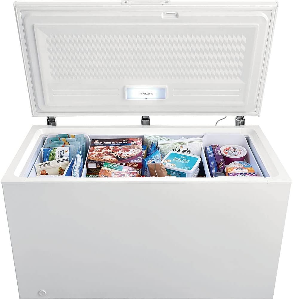 Frigidaire FFCL1542AW 56" Freestanding Chest Freezer with 14.8 cu. ft. Capacity, Manual Defrost, in White