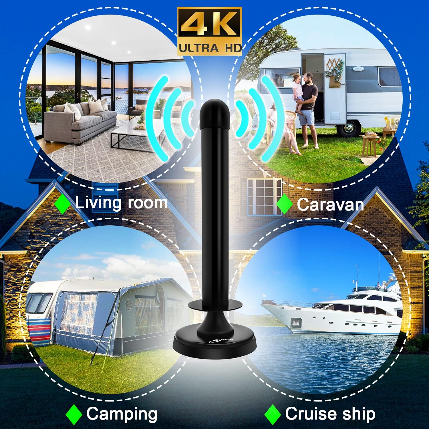 Amplified TV Antenna