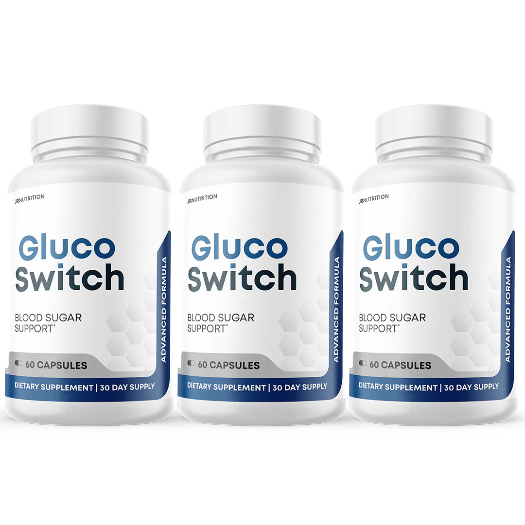 Gluco Switch - Blood Sugar Support Dietary Supplement 60 Capsules (3 Pack) - Kansas Nuitrition - HNZSDS