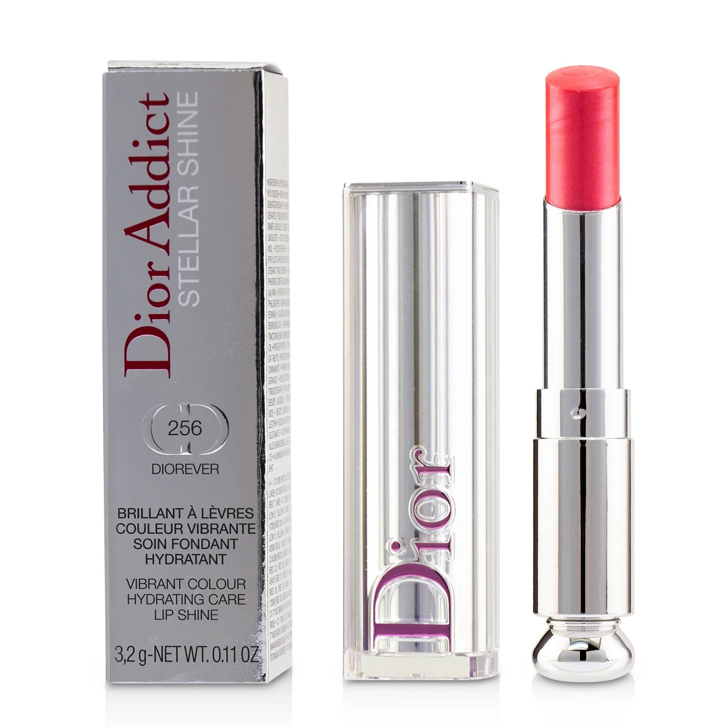 Christian Dior Dior Addict Stellar Shine Lipstick - # 639 Riviera Star (Pop Coral)  3.2g/0.11oz