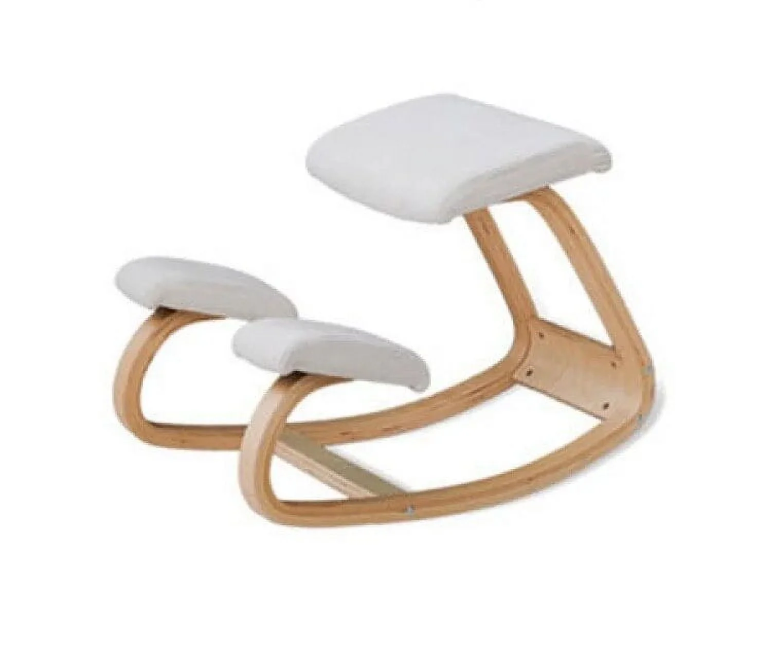 Posture Home Ergonomic Improving Body Kneeling Chair Stool W/ Thick Cushion Office Chair Rocking Wood Knee Computer Chair