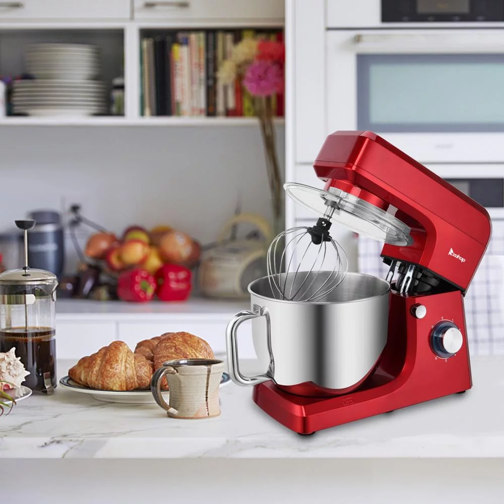Mixers Kitchen Electric Stand Mixer 7.5QT 6-Speed Tilt-Head Food Mixer 660W Tilt-Head Food Dough Mixer with Stainless Steel Bowl,Dough Hook,Whisk