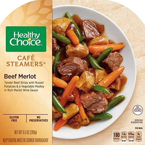 Healthy Choice Frozen Meals Variety Pack - Healthy Choice Sesame Chicken - Spicy Chicken General Tso's - Chicken Margherita with Balsamic