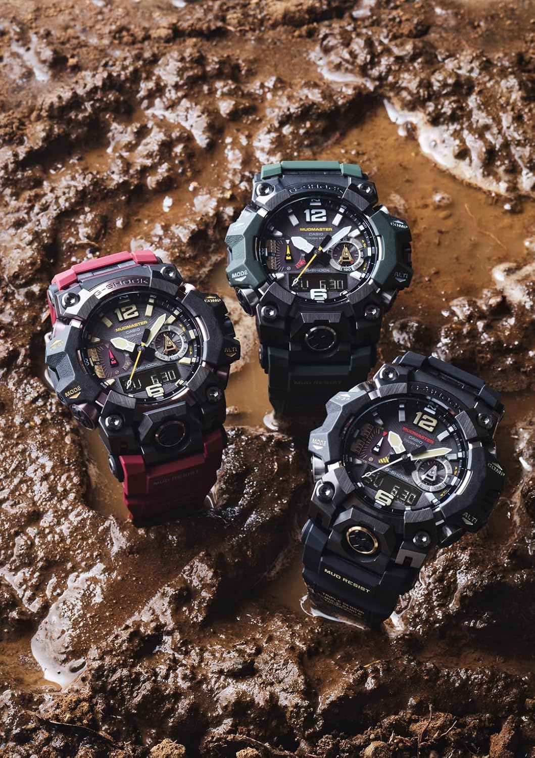Casio G-Shock GWG-B1000-1AJF Master of G Series MUDMASTER Flagship Model Triple Sensor Japan Import New