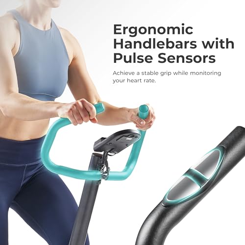 Sunny Health & Fitness Stair Stepper w/Handlebar, Extended Step Range Climber Machine for Legs, Core and Glute Workouts