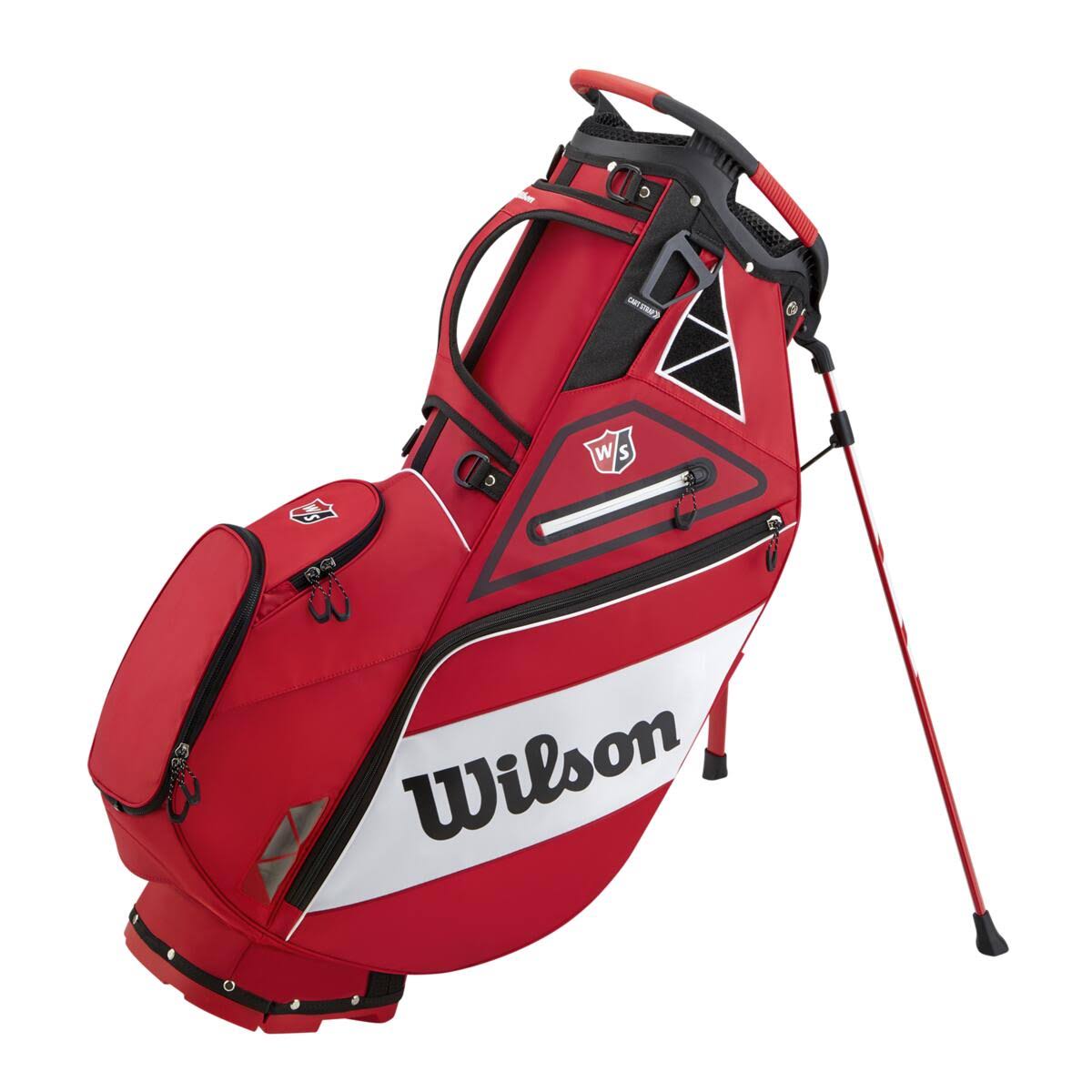 Wilson Staff Carry Golf Bag, Tour Red/White, OSFA