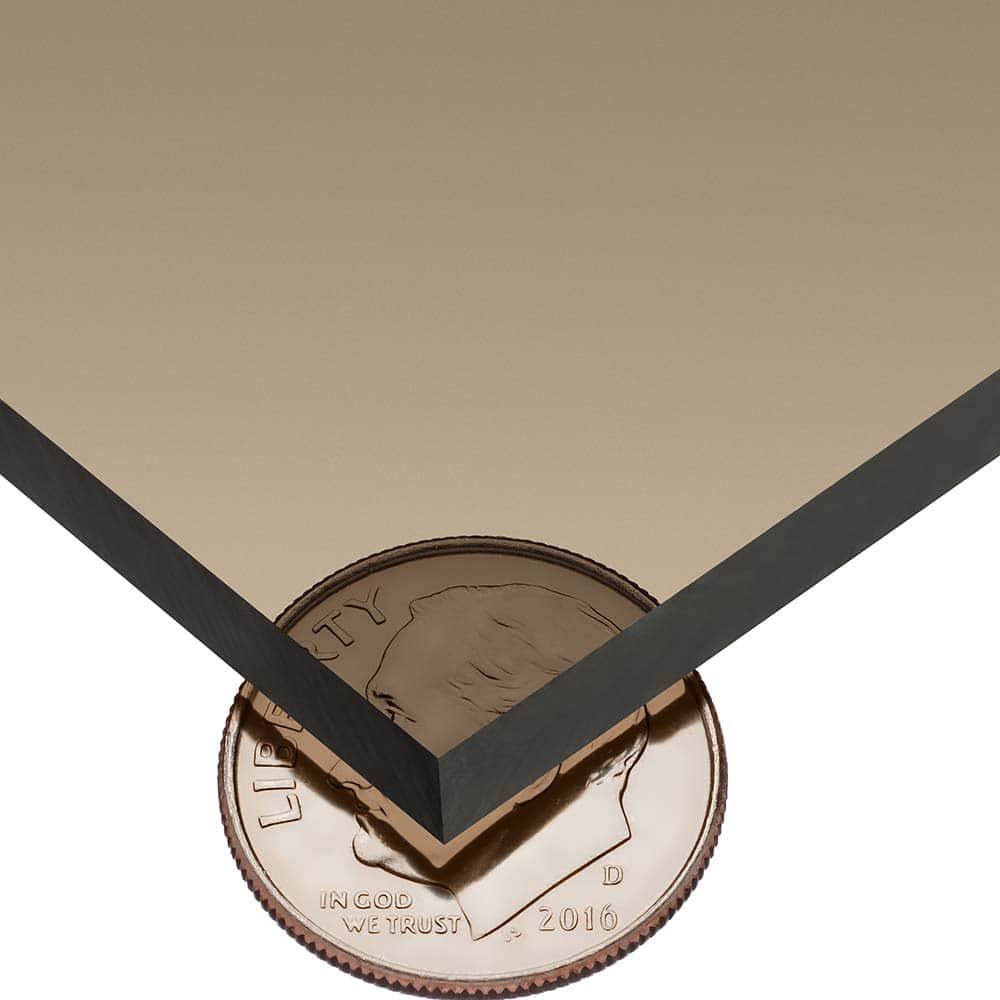 USA Sealing Cast Acrylic Sheet 48x22L x 48x22W x 3/16x22 Thick, Bronze
