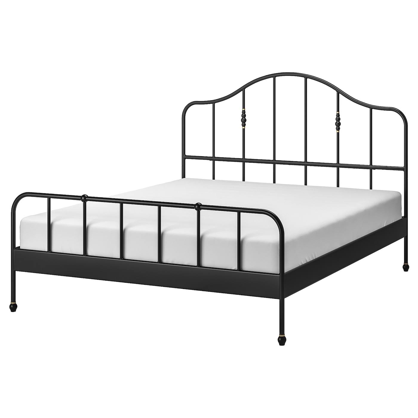 IKEA - SAGSTUA Bed Frame, Black, King