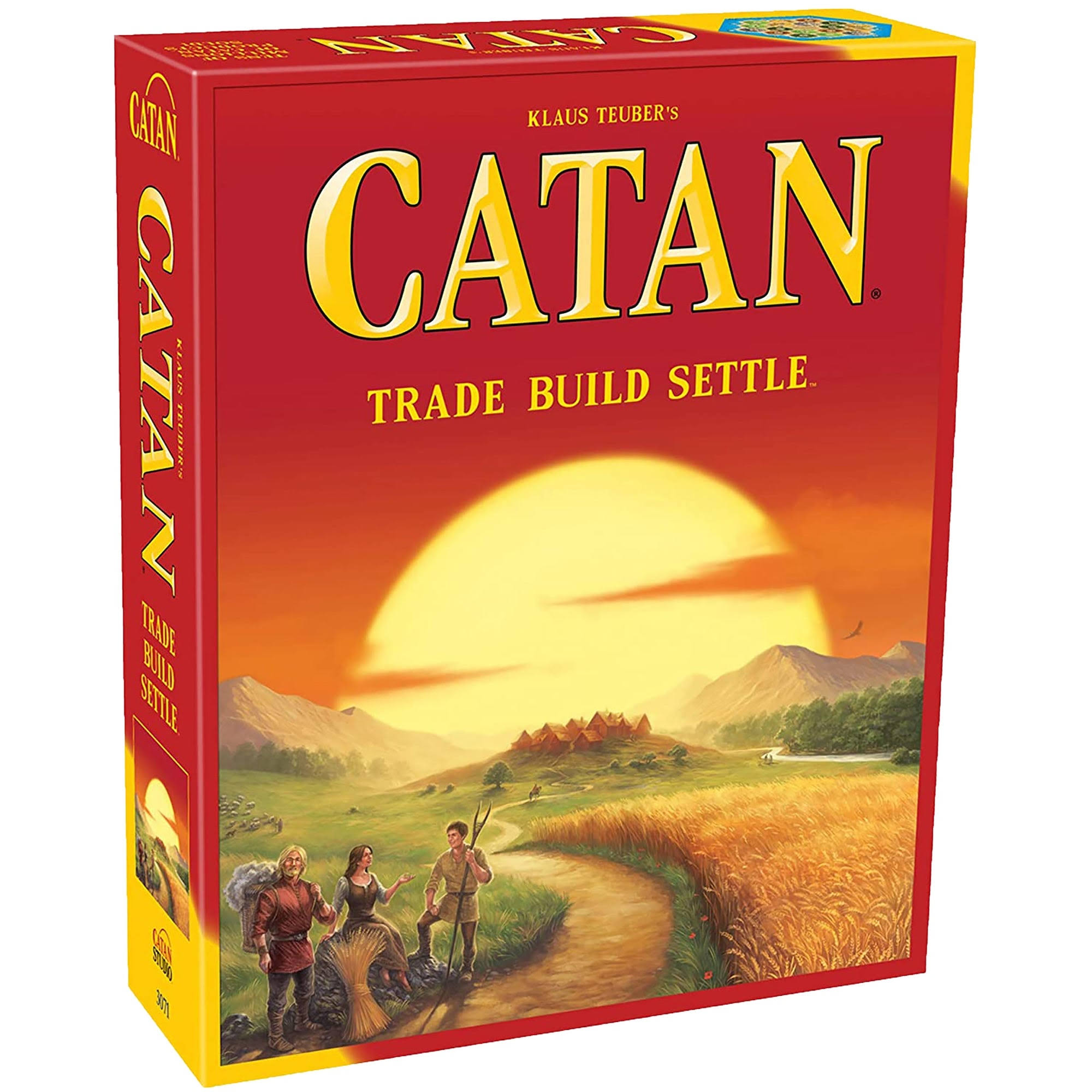 Asmodee Settlers of Catan and Ticket to Ride Board Game Bundle