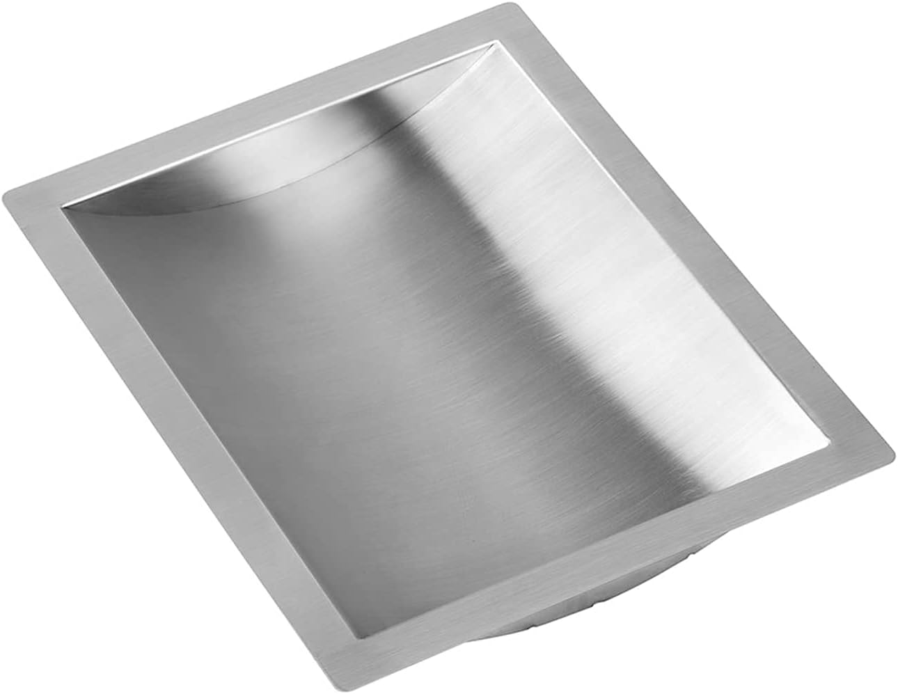 APWONE Drop-in Deal Tray 304 Stainless Steel Cash Register Tray 10 Length x 8 Width x 1.6 Depth for Bank, Hospital, Gas Stations