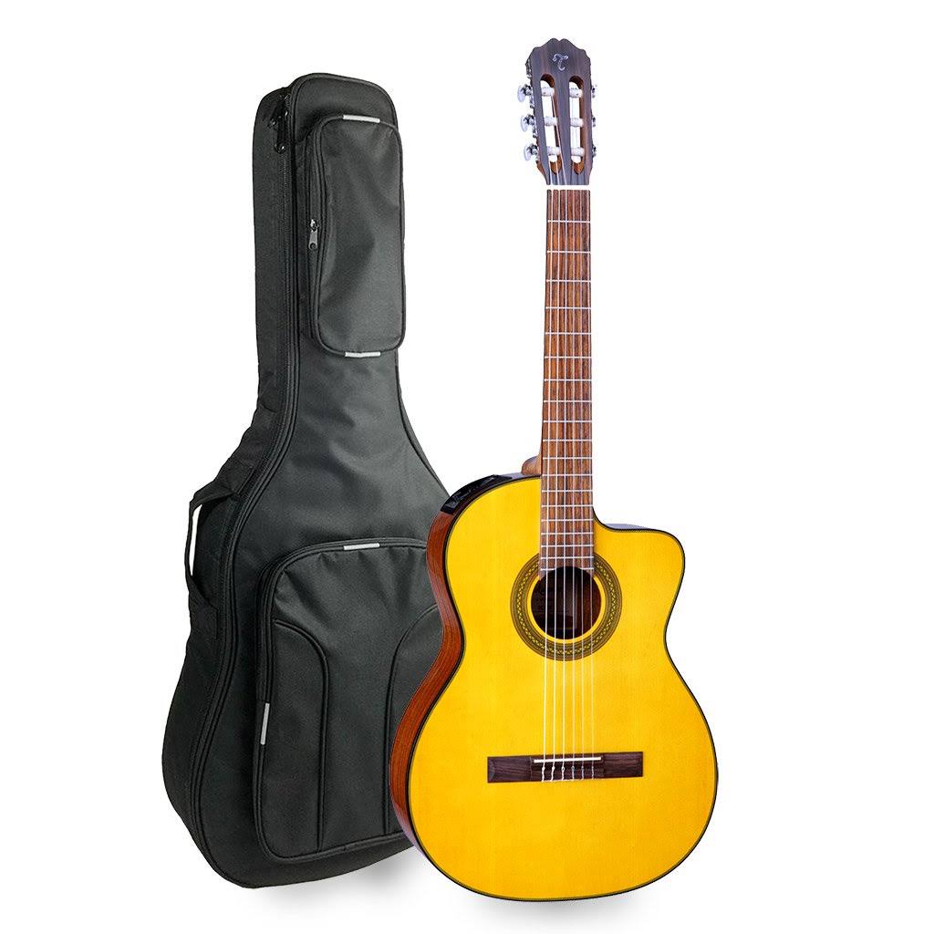Takamine GC1CE Nat Classical Acoustic-Electric Guitar, Natural