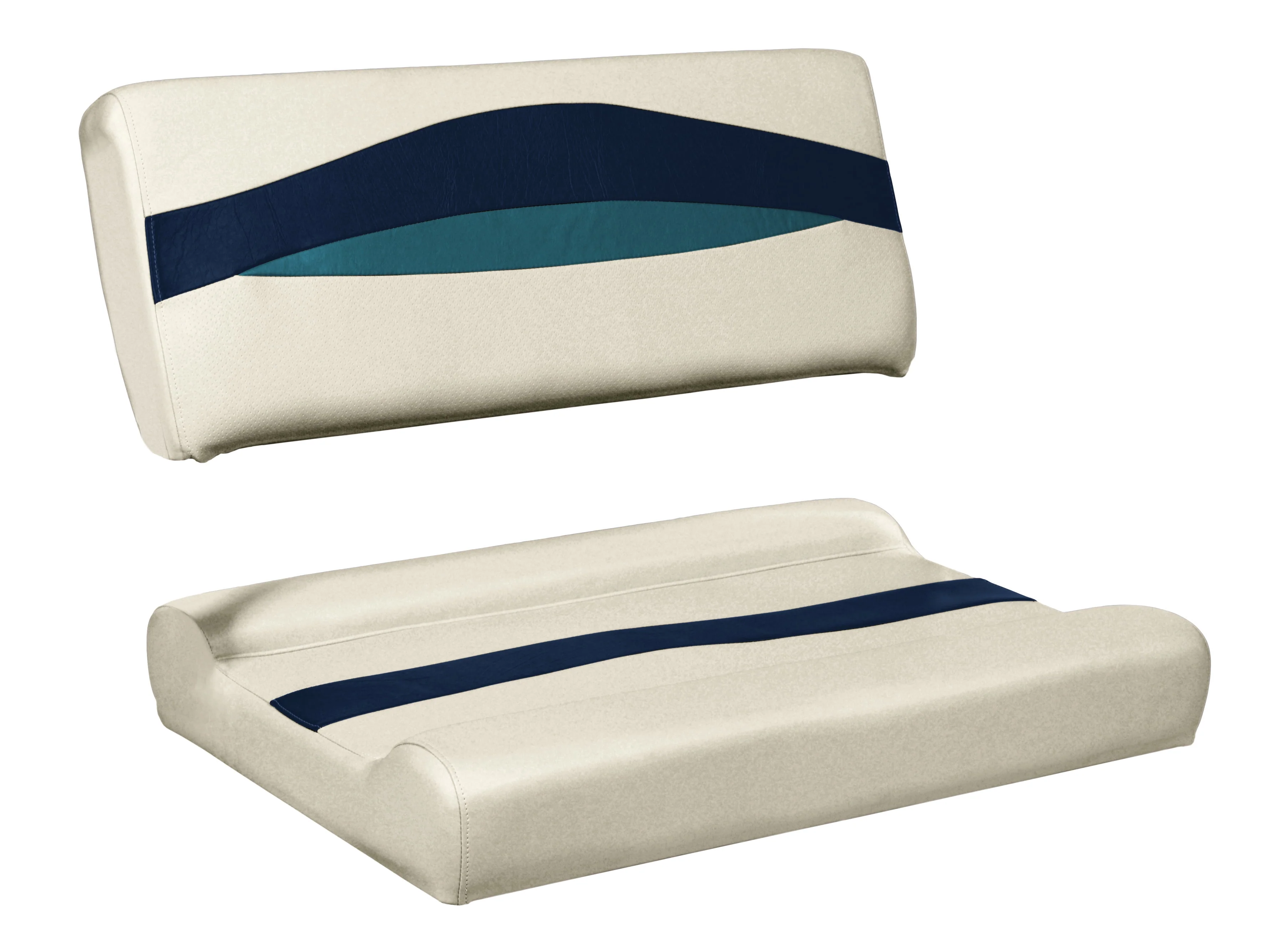Wise BM1152-986 Premier Series Pontoon Flip-Flop Seat Cushion Set