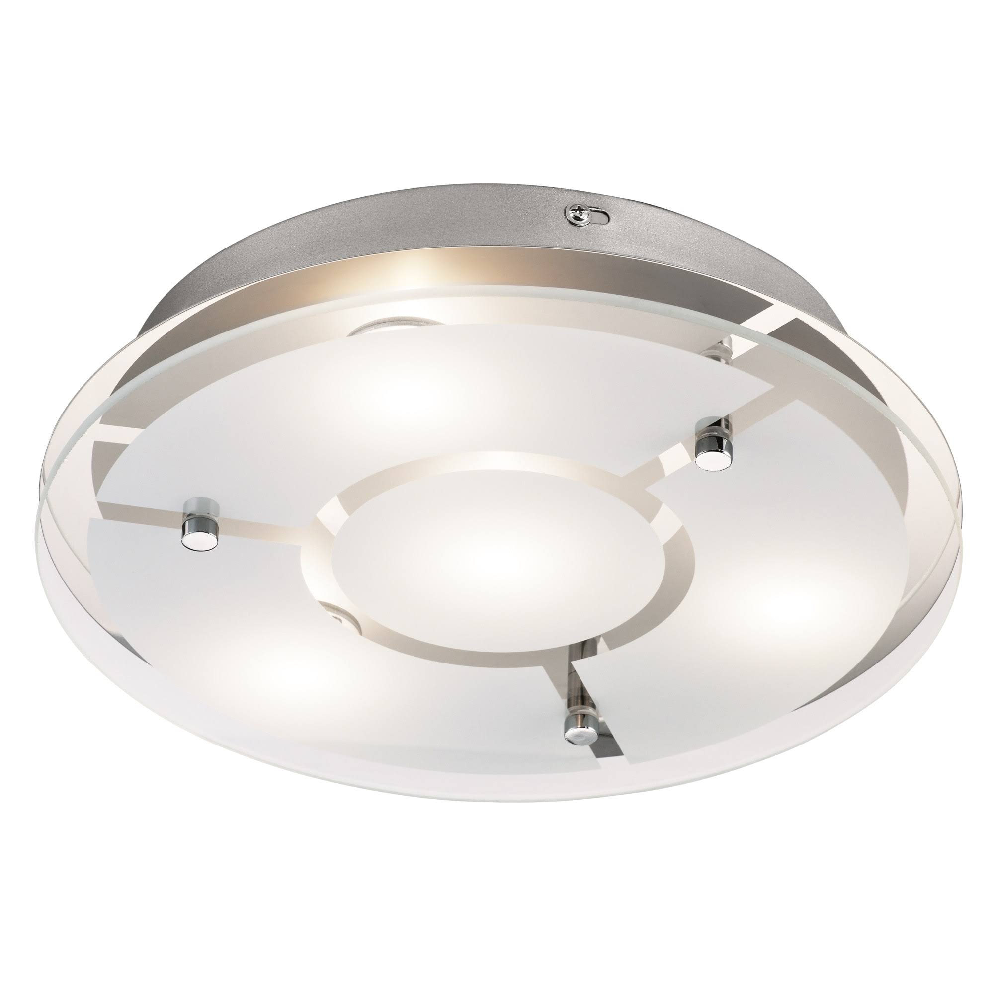Kichler 12-in W Chrome LED Flush Mount Light 38203