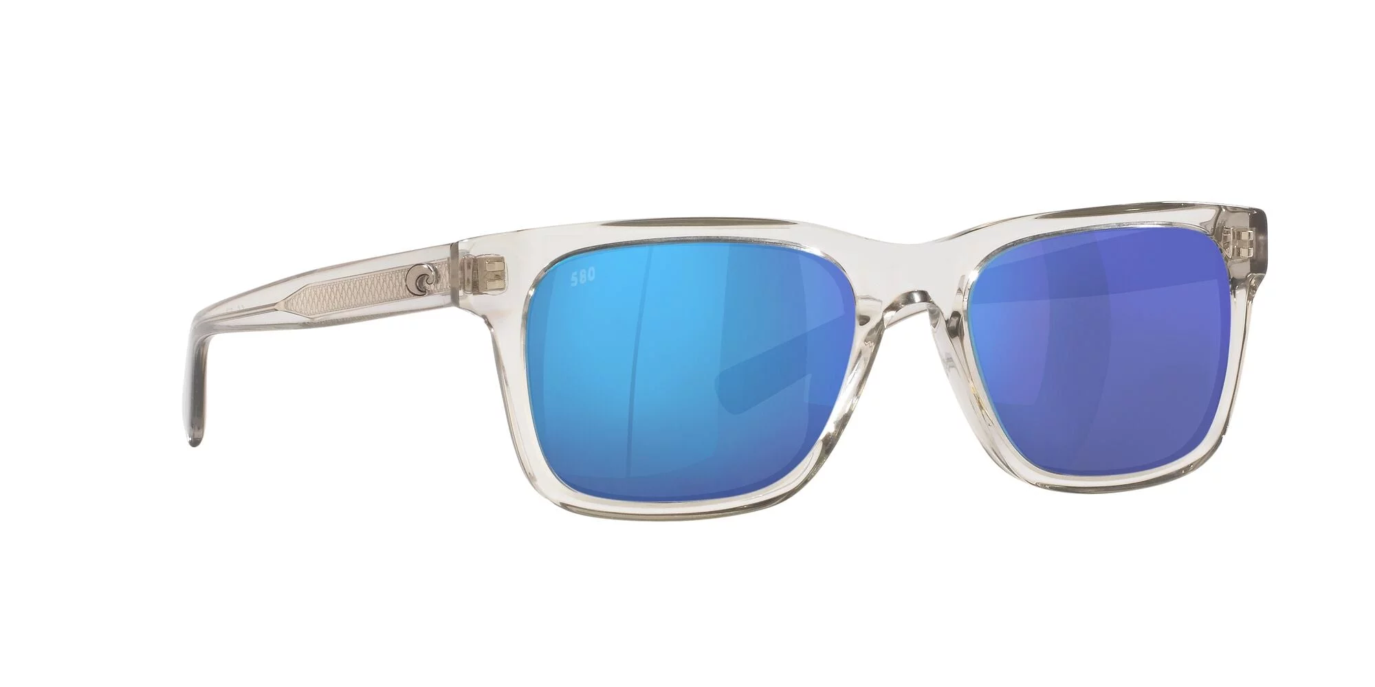 Costa Del Mar Tybee Polarized Blue Mirror 580G Square Sunglasses TYB 282 OBMGLP