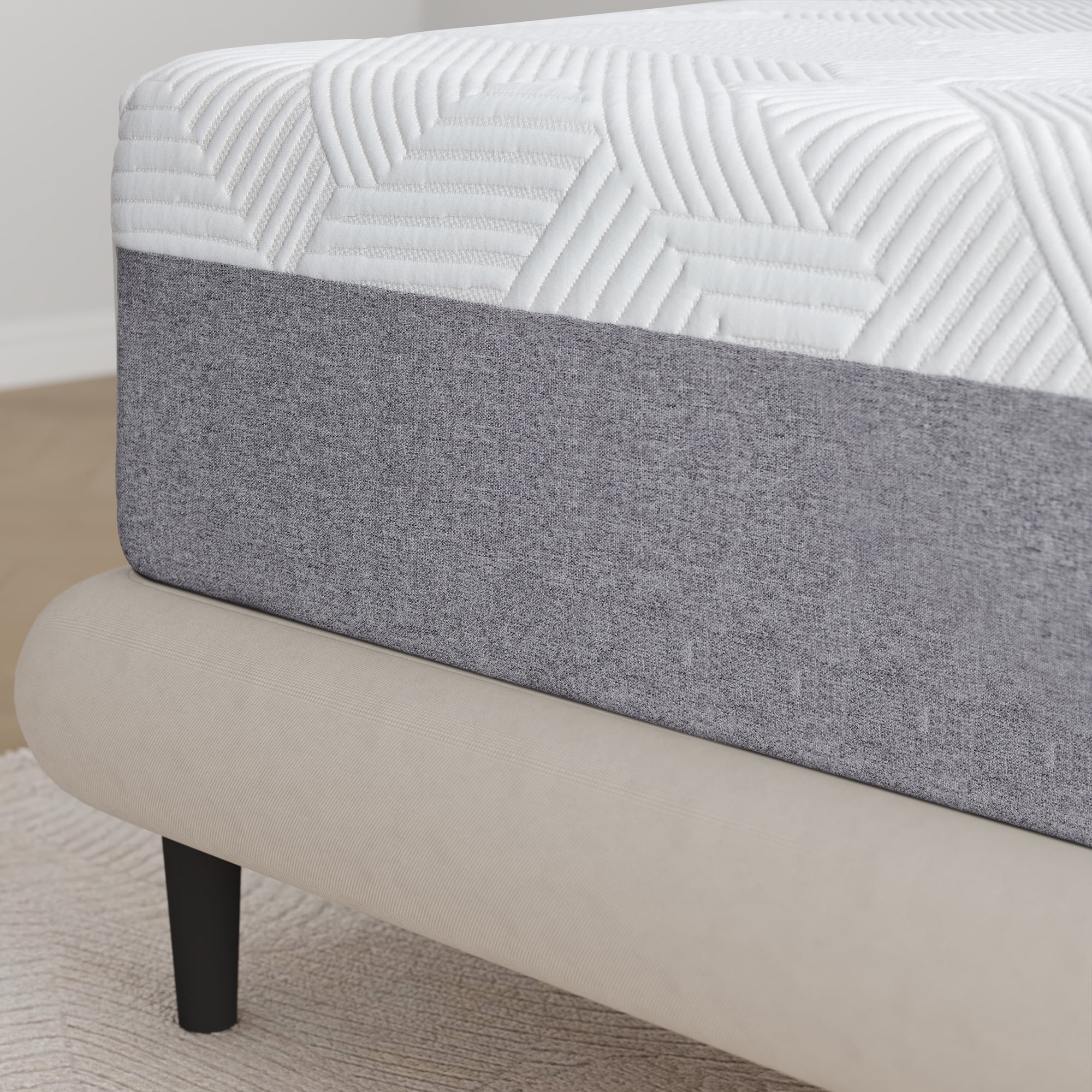 King Mattress, Potctz 12" King Size Memory Foam Mattress Bed Mattress In a Box, Medium Firm Support