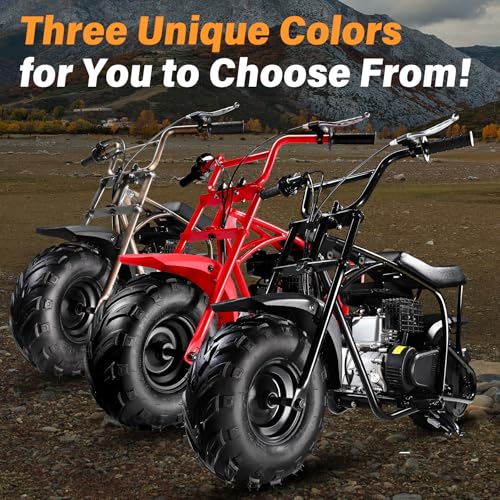 Oryxearth Mini Dirt Bike for Kids, 105CC 4-Stroke Kid Gas Powered Off-Road Pocket Pit Trail Motorcycle W/EPA Approved