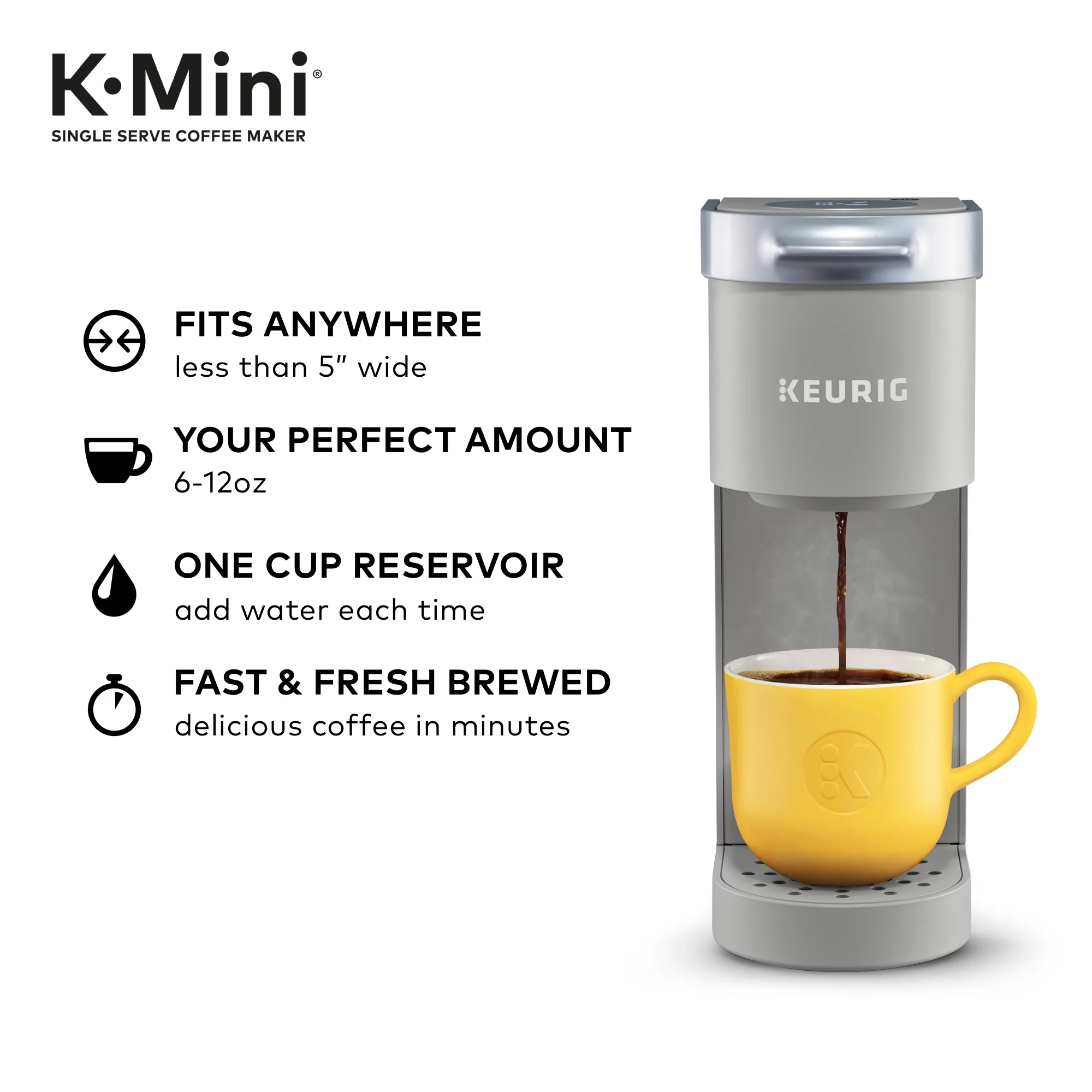 Keurig K-Mini Single Serve Coffee Maker, Black