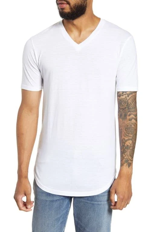 Goodlife S/S Triblend Scallop V-Neck