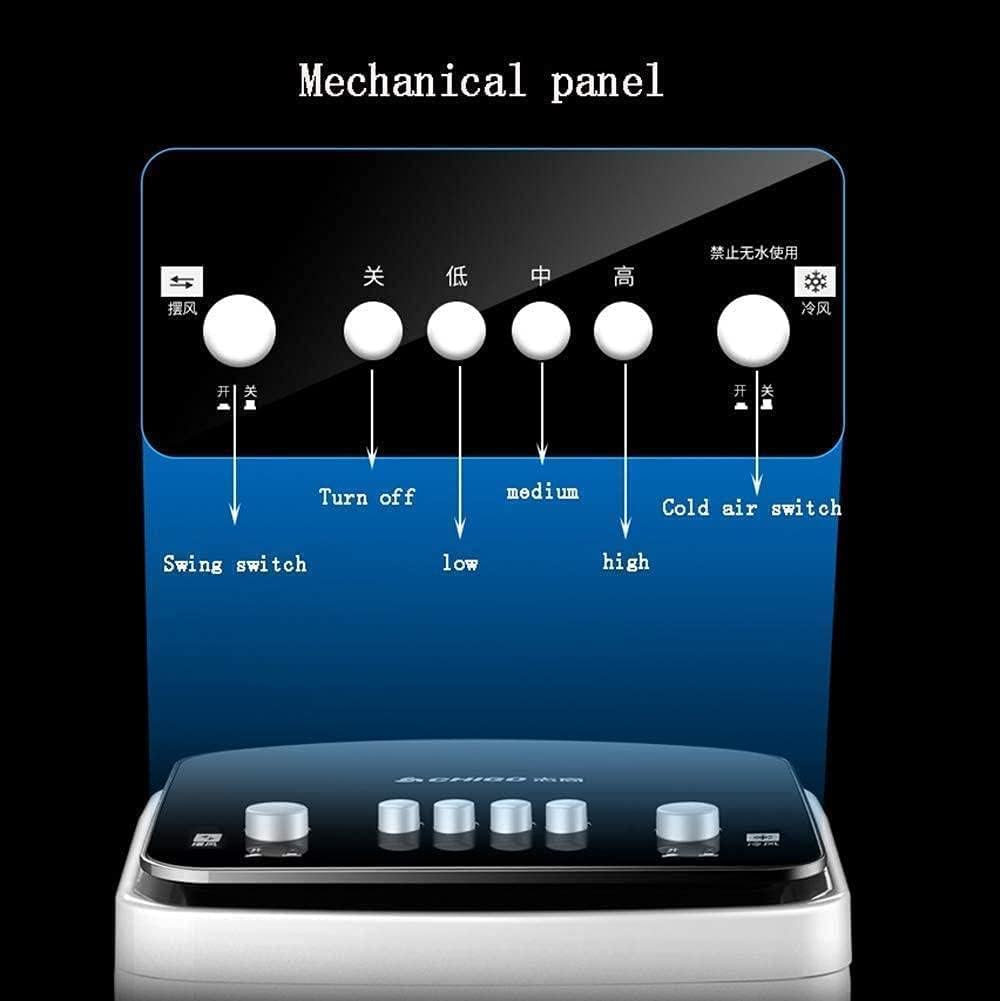 Portable Air Conditioner Cooler Air Conditioner Mobile Without Hose Air Conditioning Fan White Mechanical 3 Speed Control Home Dorm Movable Cooling