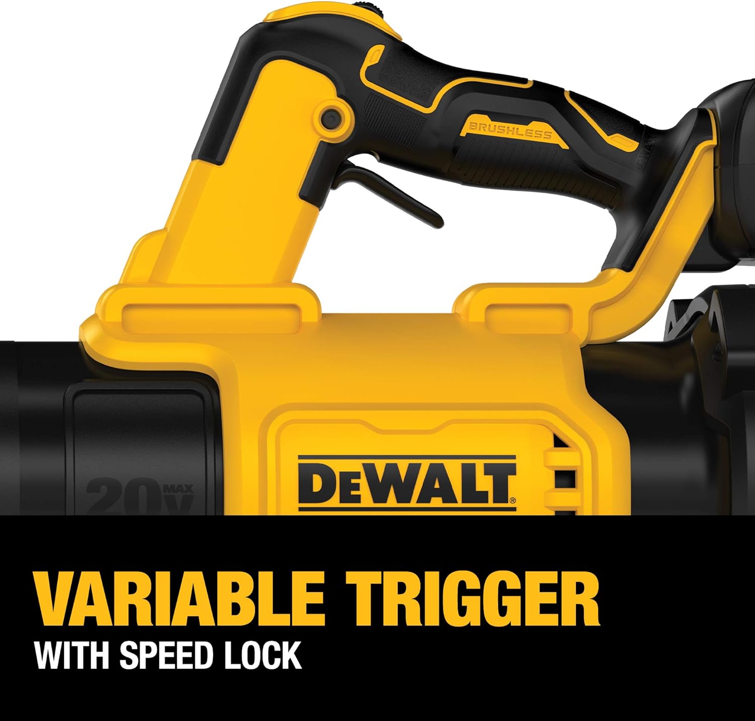 DEWALT 20V MAX XR Blower, Brushless, 5-Ah Battery, Cordless, Handheld, 125-MPH, 450-CFM