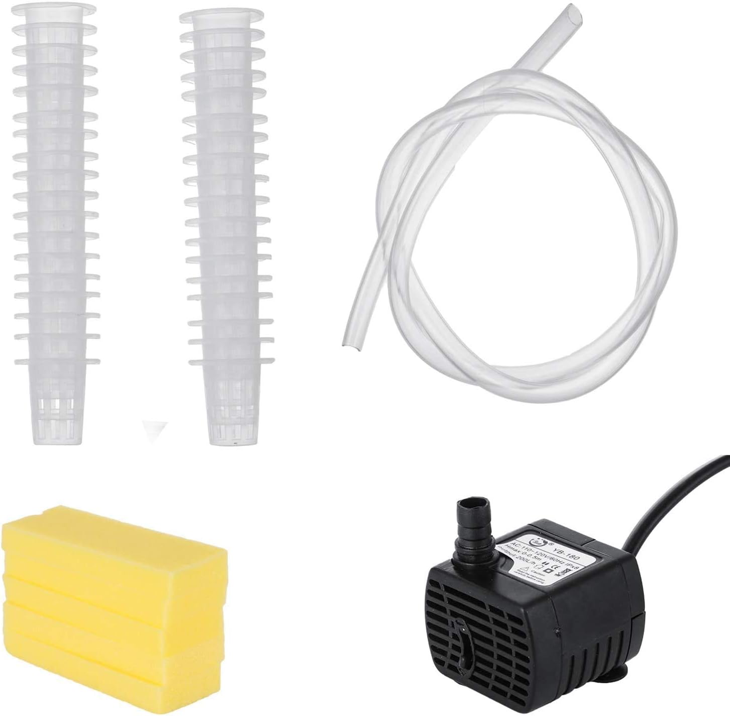DreamJoy 3 Layers 108 Plant Sites Hydroponic Site Grow Kit 12 Pipes Hydroponic Growing System Water Culture Garden Plant System for Leafy Vegetables