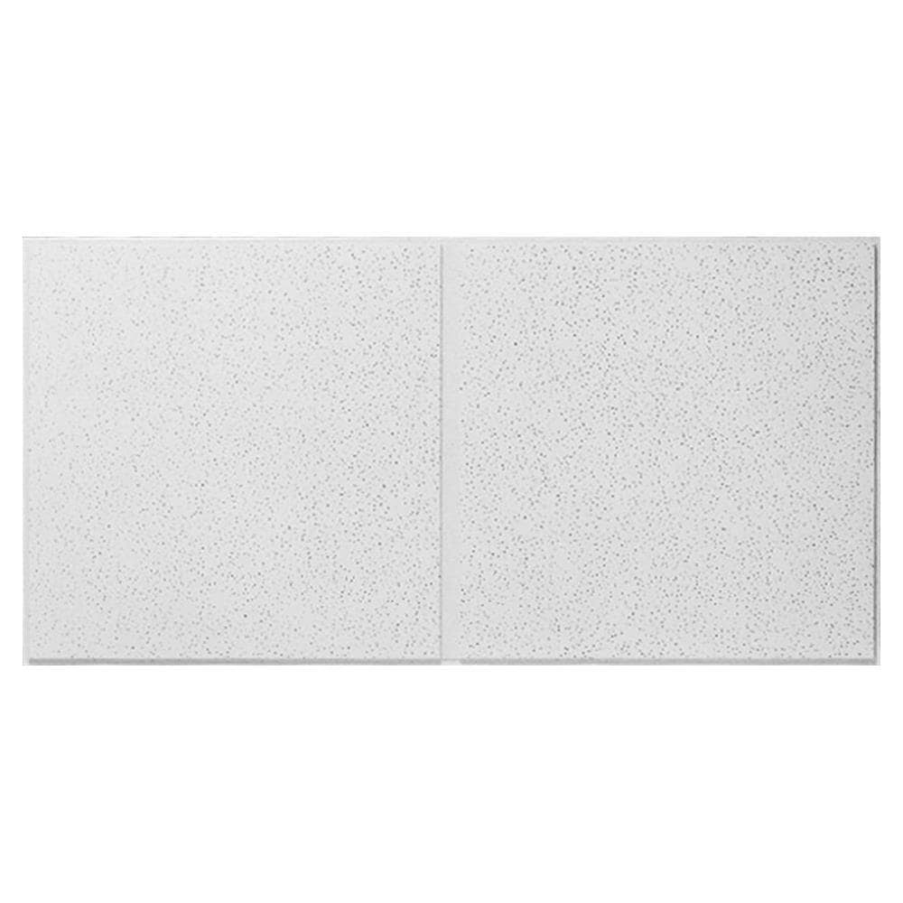 Armstrong Ceiling Tile, Width 24 in, Length 48 in, 3/4 in Thickness, Mineral Fiber, Pk 10 [PK/10] Model: 1766C