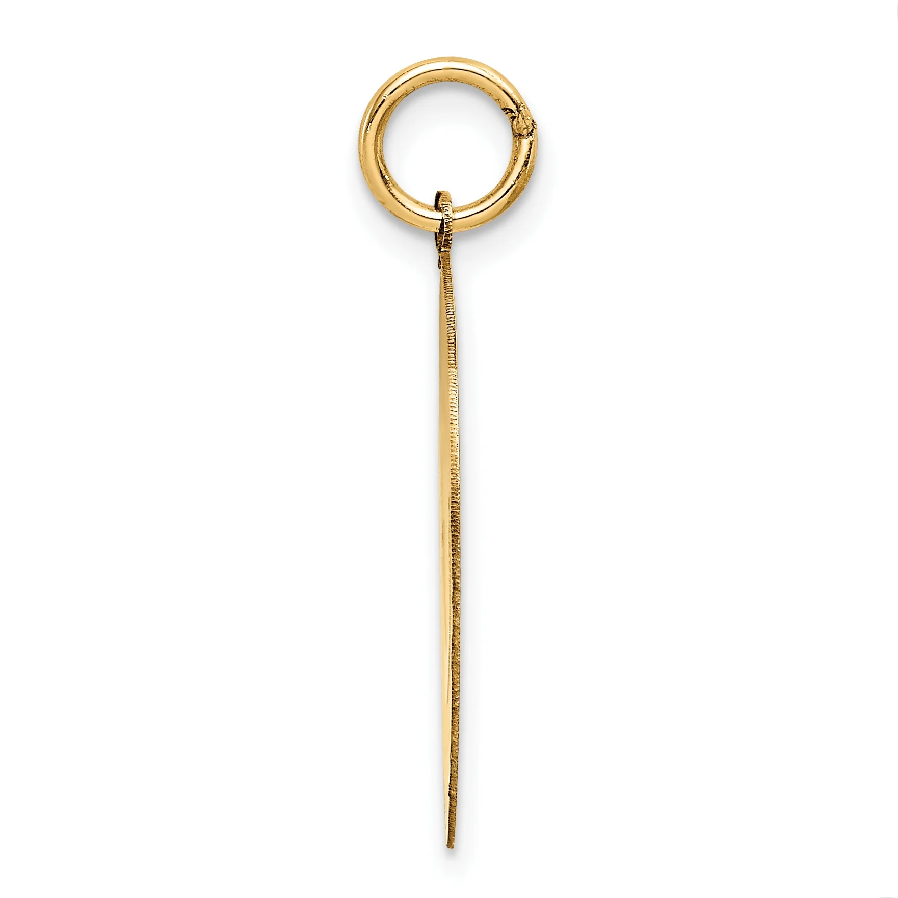 Finest Gold 14K Yellow Gold Solid Polished Smiley Face Pendant