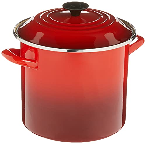 Le Creuset Enamel on Steel Stockpot, 10 qt., Olive
