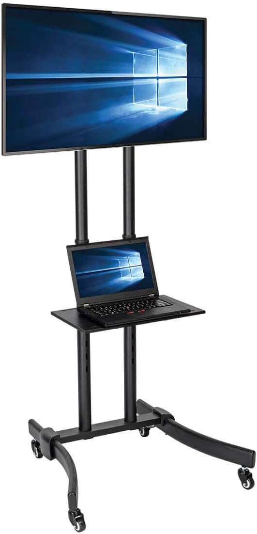 Tripp Lite Mobile Flat-Panel TV Floor Stand Cart Height-Adjustable LCD 32"-70" Displays (DMCS3770L)