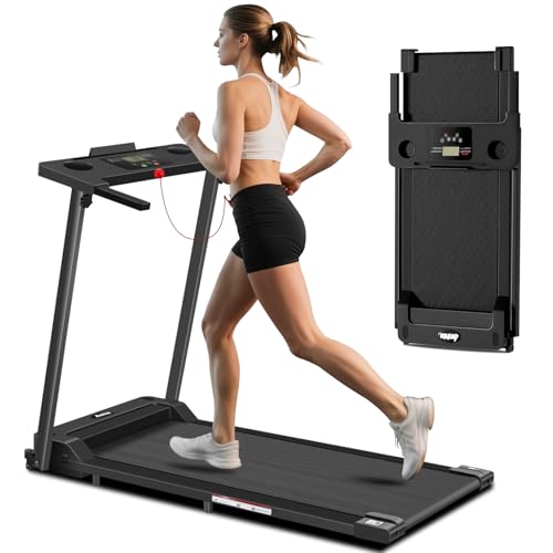 Portable Foldable Treadmills for Home, Small Folding Treadmill for Home Office with 300 LBS Capacity