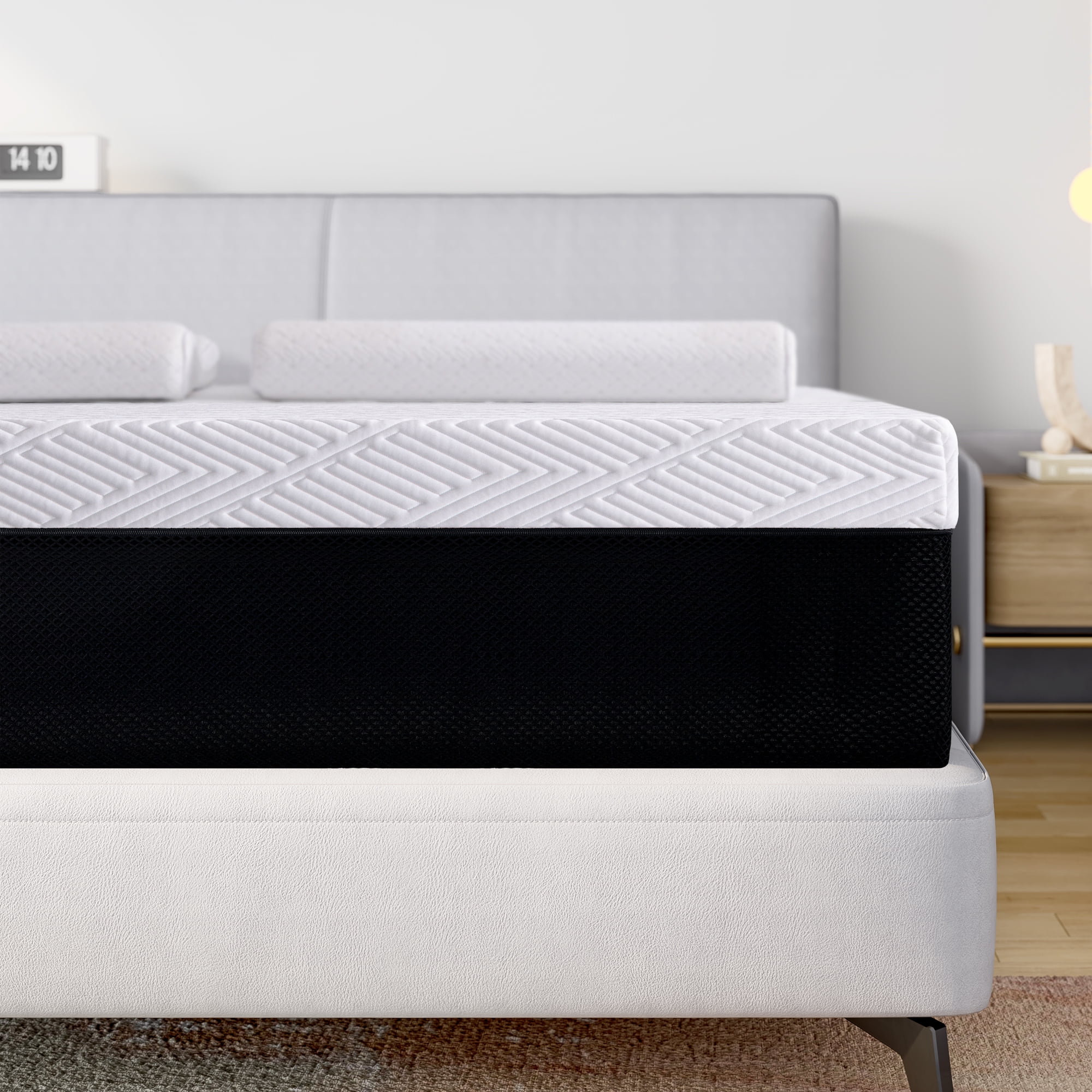 Twin Mattress,Madinog 8" Cooling Gel Memory Foam Mattress-in-a-Box with Breathable Cover