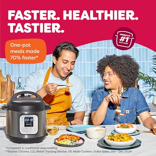 Instant Pot Duo Crisp 11-in-1 Air Fryer and Electric Pressure Cooker Combo with Multicooker Lids that Air Fries, Steams, Slow Cooks, Saut&eacute;s