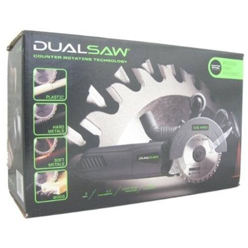 Dualsaw CS-450 Tool 4.5x22 Counter Rotating Circular Saw with Case -