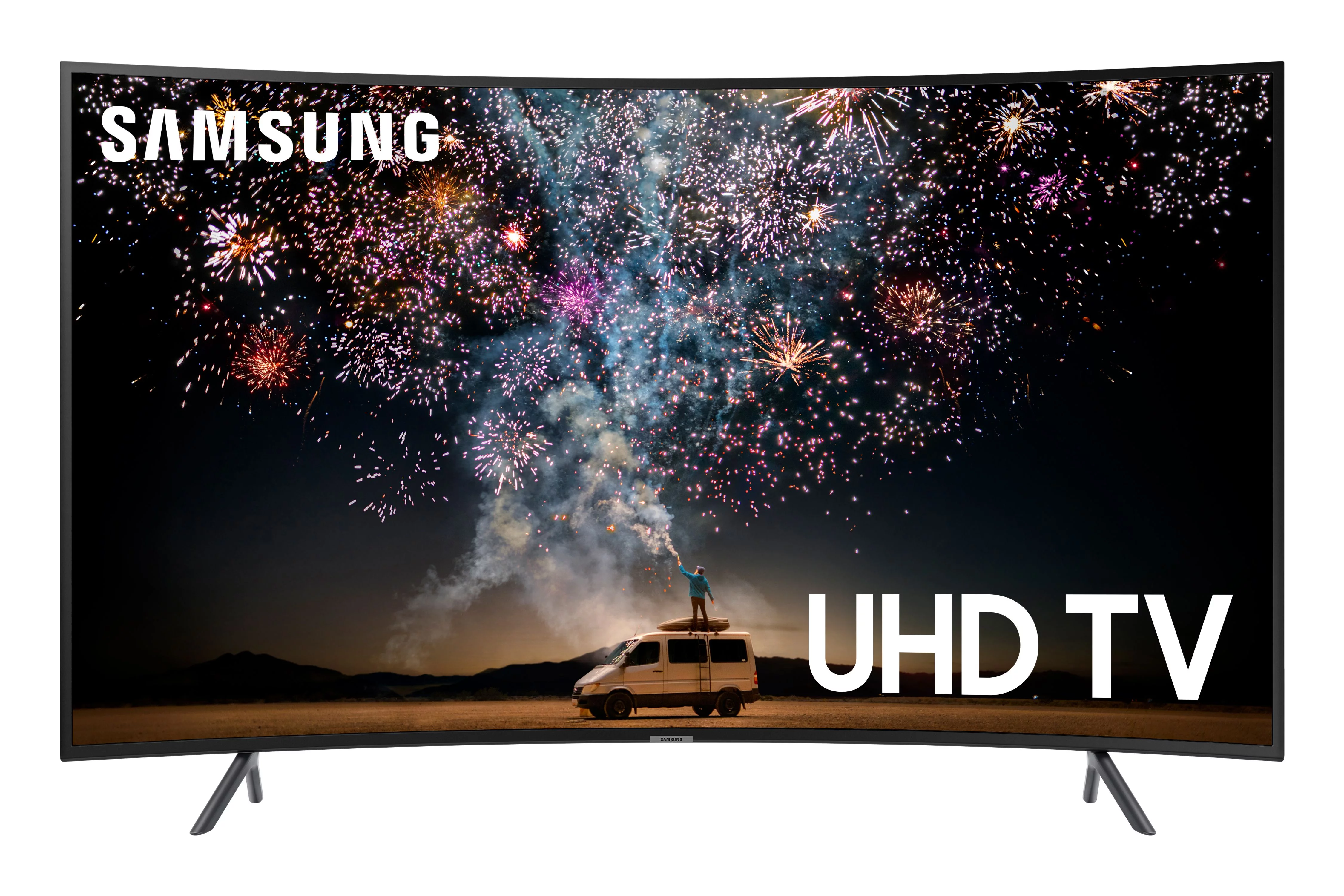 SAMSUNG 55" Class 4K Ultra HD (2160P) HDR Smart LED Curved TV UN55RU7300 (2019 Model) - Curated Treasures Market