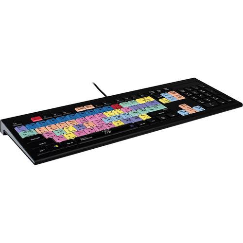 LogicKeyboard Adobe Premiere Pro CC Astra Backlit Windows Keyboard Interface USB, Application, Desktop Keys Editing, Scissor, 10