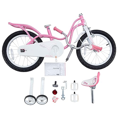 Royalbaby Princess Girls Kids Bike 12 14 16 18 20 Inch Children Bicycle with Basket for Age 3-12 Years