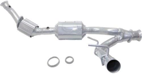 Evan Fischer Catalytic Converter Compatible with 2003-2004 Ford Expedition Aluminized Steel Tube 2 Sensor Ports Upstream and Downstream