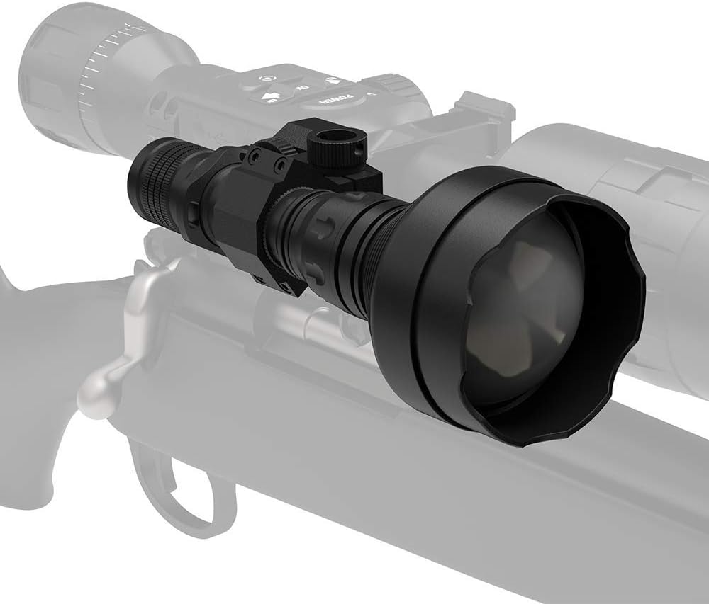 ATN IR850 Supernova Infrared Illuminator for hunting, law enforcement,Military use, includes IR Illuminator, Easy rail mounting system