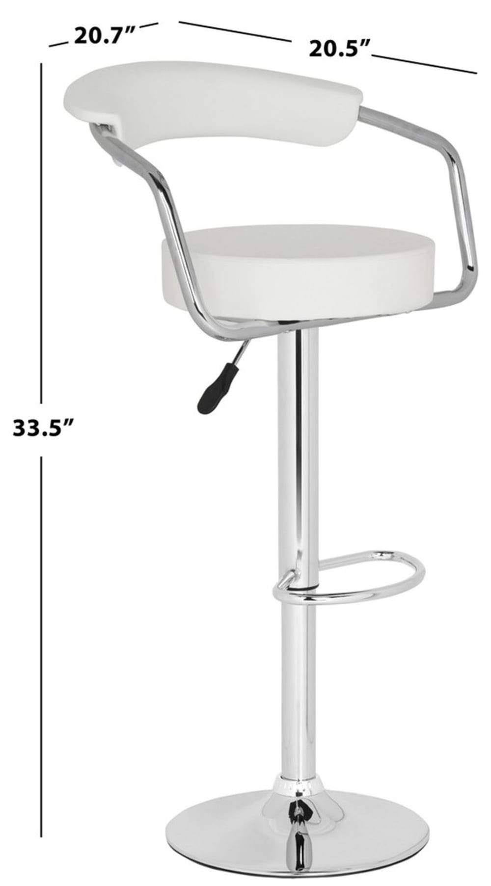 Safavieh Angus Swivel Bar Stool - White