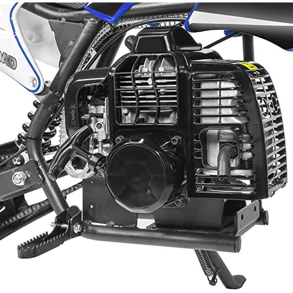 XtremepowerUS 49CC 2-Stroke Gas Power Mini Pocket Dirt Bike Dirt Off Road Motorcycle Ride-on (Blue)