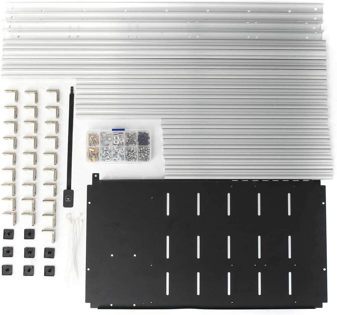 14 GPU Stackable Open Air Mining Rig Frame Miner Case for ETC BTH Computer Mining Case GPU Frame Server Chassis Aluminum Alloy