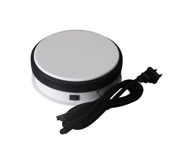 Offex Electric Motorized 360 Degree Rotating Display Turntable with AC 110V, US Plug Cord, 25s/r, 15 kg Capacity for Theme Exhib