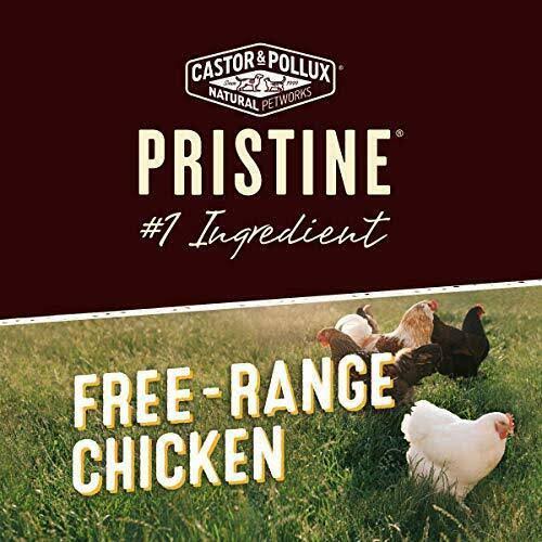 Castor u0026 Pollux Pristine Grain-Free Free-Range Chicken, Pea u0026 Carrot Stew Canned Dog Food, 12.7-oz, Case of 12