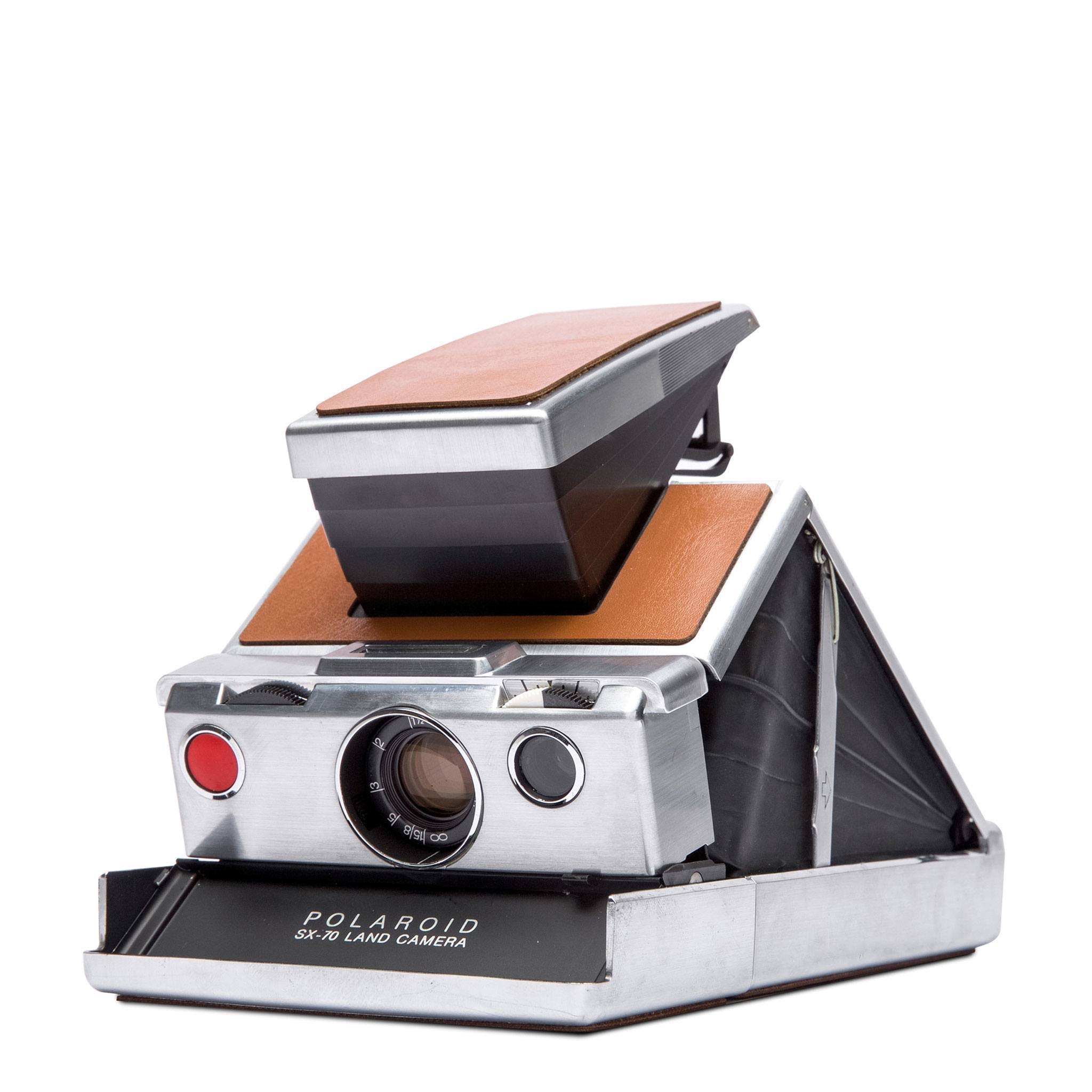 Polaroid Originals SX-70 Camera (Silver/Brown)