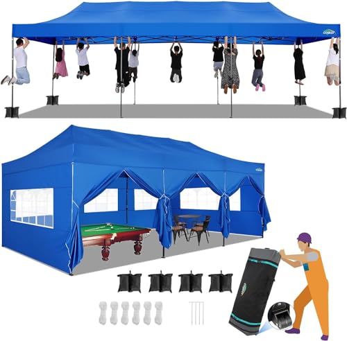 COBIZI 13x26 Pop Up Tent 13x26 Canopy with Sidewalls Heavy Duty Canopy Party Tent for Parties