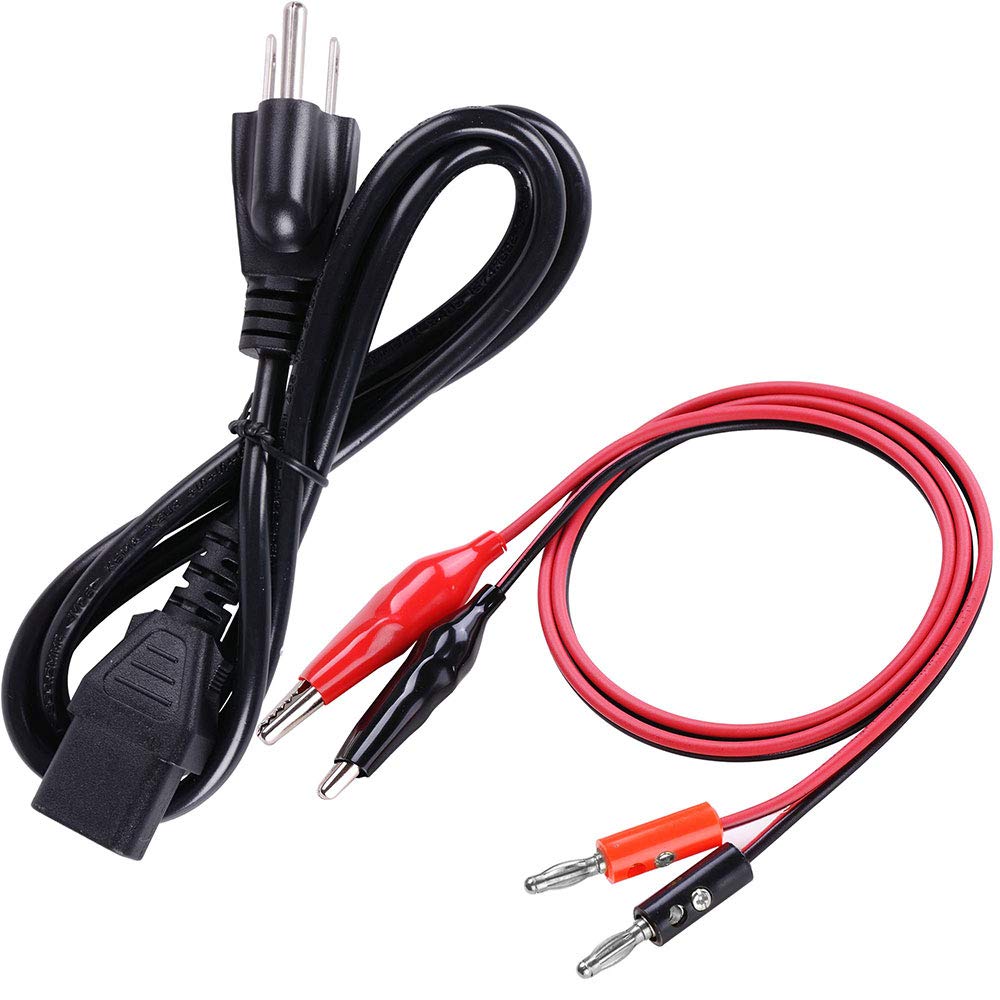 Yescom 110V AC 30V 10A DC Power Supply Precision Variable Digital Adjustable w Clip Cable