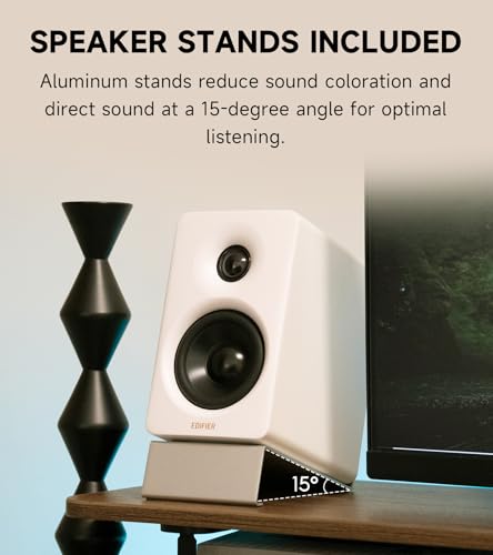 Edifier M60 Multimedia Speaker Bluetooth 5.3, 66W RMS, Hi-Res Audio & Hi-Res Wireless Audio, LDAC,3" Mid Bass & 1" Tweeter, USB-C & Aux Inputs