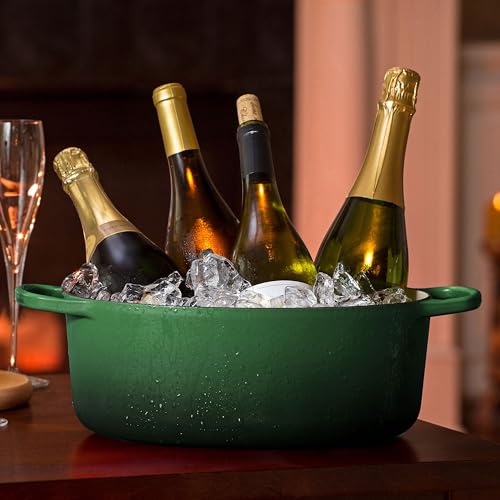 Le Creuset Signature 8-quart Oval Dutch Oven with Copper Knob - Enameled Cast Iron (Artichaut)