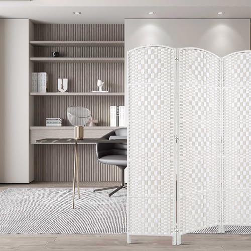 Room Divider, Room Dividers and Folding Privacy Screens, 16in Privacy Screen, 6 Panel Temporary Wall Partitions, 6ft Space Separation Panel Screen