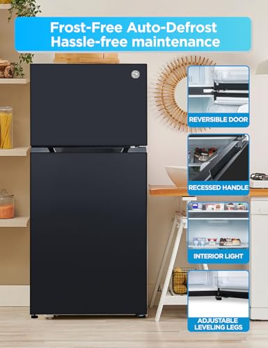 Commercial Cool 11.1 Cu. Ft. Convertible Freezer Refrigerator, Upright Fridge with Glass Shelves, Reversible Door, ENERGY STAR rated, Auto Defrost
